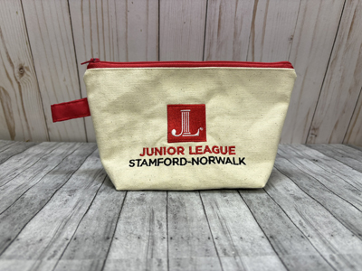 Junior League Canvas Cosmetic Bag